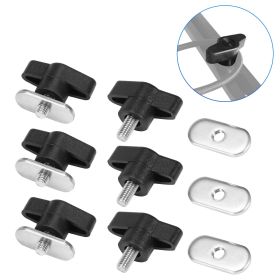 6 Set Kayak Screws Nuts Replacement Kit Canoe Track System Mounting Hardware Accessories for Boats