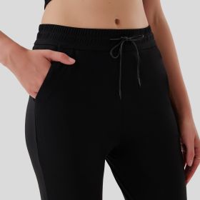 Pull Rope Pocket Flared Pants